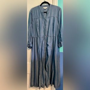 Denim Shirtdress XL